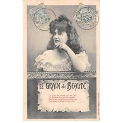 Humour - N°90716 - Le Grain de Beauté - Un grain de beauté près de l'oeil ... compense