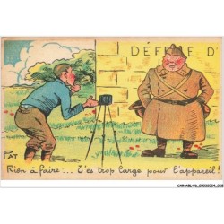 CAR-ABLP6-0458-HUMOUR - Rien a faire - T'est trop large pour l'appareil