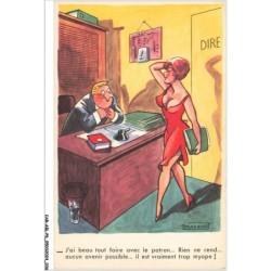 CAR-ABLP6-0462-HUMOUR - J'ai beau tout faire avec le patron rien ne rend aucun avenir possible