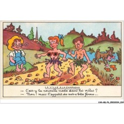 CAR-ABLP6-0461-HUMOUR - La ville a la campagne