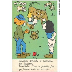 CAR-ABLP6-0469-HUMOUR - Drolement dégourdie la parisienne père mathieu
