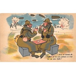 Humour - N°88722 - Collection Comique Militaire 167 -  Avec ta manie de siffler ... ou une balle !