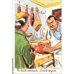 CAR-ACAP14-1066-HUMOUR - Un steak cosmonaute - Il monte toujours
