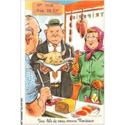 CAR-ACAP14-1067-HUMOUR - Une tete de veau comme monsieur