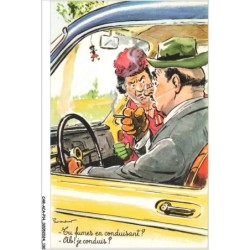 CAR-ACAP14-1079-HUMOUR - Tu fumes en conduisant - Ah je conduis
