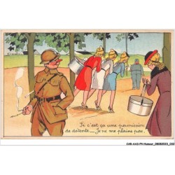 CAR-AASP4-0309 - HUMOUR - Si c'est ça une permission de détente - Je ne me plains pas
