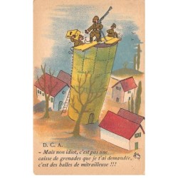 Humour - N°88728 - Collection Comique Militaire 154 - D.C.A. Mais mon idiot, c'est pas une caisse ... mitrailleuse !!!