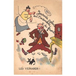 Humour - N°88732 - Collection Comique Militaire 152 - Les Veinards - Journée calme sur l'ensemble du front