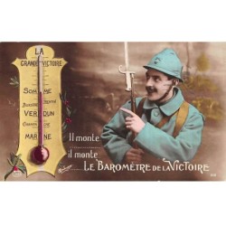 Humour - N°88738 - Il monte ... Il monte ... le Baromètre de la Victoire - Un Poilu