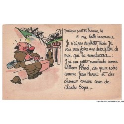 CAR-AELP12-0662- HUMOUR - A ma belle inconnue