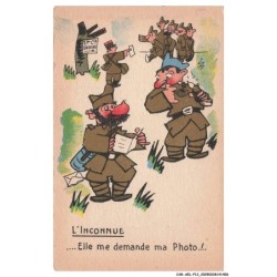 CAR-AELP12-0672- HUMOUR - L'inconnue