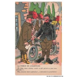 CAR-AELP12-0663- HUMOUR - La force de l'habitude
