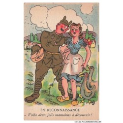 CAR-AELP12-0674- HUMOUR - En reconnaissance voila deux jolis mamelons