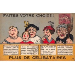 Humour - N°85323 - Faites votre choix !!! Plus de Célibataires