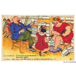 CAR-ACIP1-0004-HUMOUR - C'est inoui ce que madame a des petits pieds-oui mais c'est effrayant ce qu'elle a une grande g