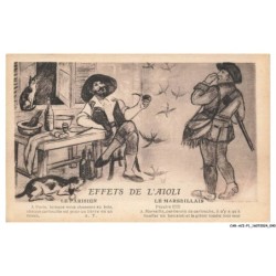CAR-ACIP1-0021-HUMOUR - Effets de l'aioli - Le parisien - Le marseillais