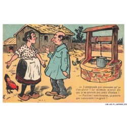 CAR-ACIP1-0037-HUMOUR - J'comprends pas comment qu'ça t'es arrivé le médécin m'avait dit que j'ne pouvait avoir d'enfant
