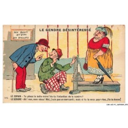 CAR-ACIP1-0036-HUMOUR - Le gendre désintéressé - Tu peses ta belle mère - As-tu l'intention de la vendre