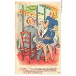 CAR-ADRP7-0371-HUMOUR - La servante - Non - Mais dites donc la l'enflammé