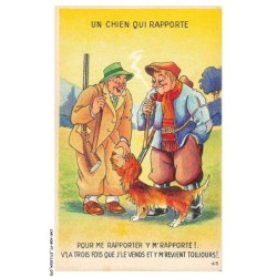 CAR-ADRP7-0367-HUMOUR - Un chien qui rapporte