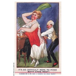 CAR-ADRP7-0382-HUMOUR - Comme on a du mal a joindre les deux bouts