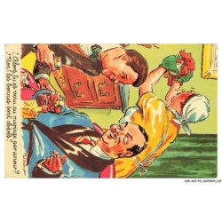 CAR-ACIP3-0201-HUMOUR - Alors tu est venu au mariage par amour - Non les bonnes sont cheres