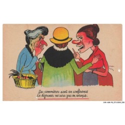 CAR-ADRP8-0399-HUMOUR - Les commères sont en conférence - Le déjeuner ne sera pas en avance
