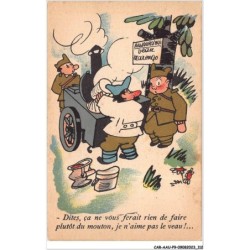 CAR-AAUP9-0662 - HUMOUR - Dites - Ca ne vous ferait rien de faire plutot du mouton - Je n'aime pas le veau