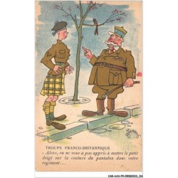 CAR-AAUP9-0664 - HUMOUR - TROUPE FRANCO-BRITANNIQUE - Alors - On ne vous a appris a mettre le petit doigt