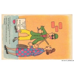 CAR-ACIP1-0079-HUMOUR - Sourd muet et aveugle de naissance - Comment vous jouez du violon