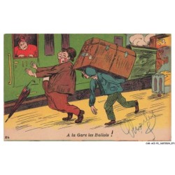 CAR-ACIP2-0120-HUMOUR - A la gare les baliots