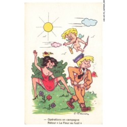 CAR-ACIP2-0107-HUMOUR - Opération en campagne - Retour la fleur au fusil