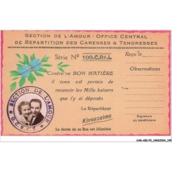 CAR-ABIP2-0156-HUMOUR - Section de l'amour - Office central