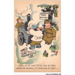 CAR-AAUP9-0650 - HUMOUR - Dites - Ca ne vous ferait rien de faire plutot du mouton - Je n'aime pas le veau