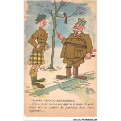 CAR-AAUP9-0673 - HUMOUR - TROUPE FRANCO-BRITANNIQUE - Alors - On ne vous a appris a mettre le petit doigt