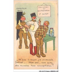 CAR-AASP4-0308 - HUMOUR - M'sieu le major j'ai un muscle froissé