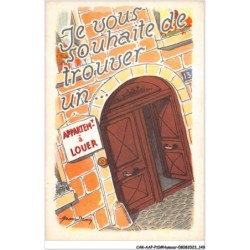 CAR-AAPP10-0845 - HUMOUR - Je vous souhaite de trouver une entrée