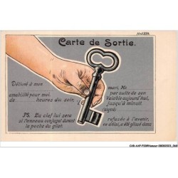 CAR-AAPP10-0804 - HUMOUR - Délivré à mon amabilité pour moi - Pli