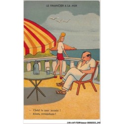 CAR-AAPP10-0790 - HUMOUR - Chéri la mer monte - Alors revendons