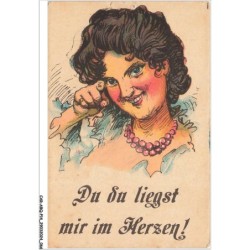 CAR-ABQP14-1004-HUMOUR - Du du liegst mir im herzen - Vendu en etat