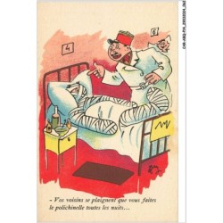 CAR-ABQP14-1002-HUMOUR - Vos voisins se plaignent que vous faites le polichinelle toutes les nuits