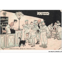 CAR-ABQP14-1033-HUMOUR - Scènes militaires - La bienvenue