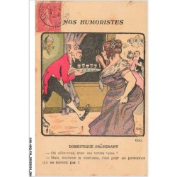 CAR-ABQP14-1013-HUMOUR - Nos humouristes - Ou allez-vous avec ces verres vides