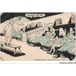 CAR-ABQP14-1036-HUMOUR - Scènes militaires - Extinction des feux
