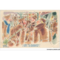 CAR-ABQP14-1014-HUMOUR - C'est ta marraine - Non sa bonniche - Vendu en etat