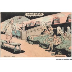 CAR-ABQP14-1052-HUMOUR - Extinction des feux - Vendu en etat