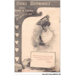 CAR-AARP8-0679 - THEME - HUMOUR - AGENCE MATRIMONIALE - JEUNE FEMME AIMANTE
