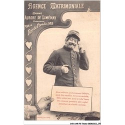 CAR-AARP8-0674 - THEME - HUMOUR - AGENCE MATRIMONIALE - JEUNE MILITAIRE PROCHAINEMENT LIBERALE
