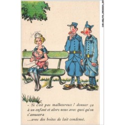 CAR-ABQP14-1023-HUMOUR - Si c'est pas malheureux - Donner ça à un enfant et alors nous avec quoi q'on s'amusera