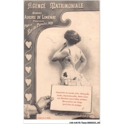 CAR-AARP8-0678 - THEME - HUMOUR - AGENCE MATRIMONIALE - DEMOISELLE DU MONDE